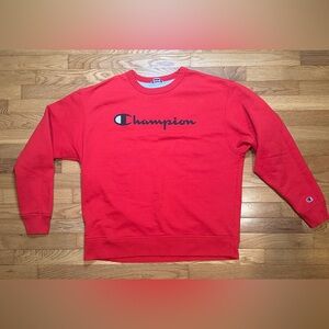 Champion Authentic Athleticwear Red Crewneck Sweatshirt XL